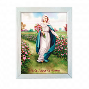 QTM-004 - Quadro de tecido M - Maria passa na frente