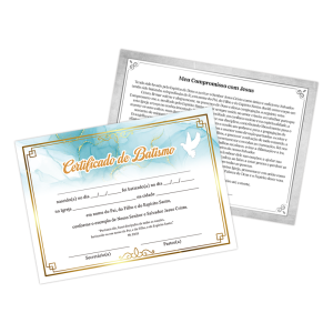 CEP-022 - Certificado de Batismo CEP-022 - Certificado de Batismo