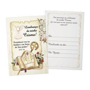 LP-064 - Lembrancinha de Crisma - 100 unidades