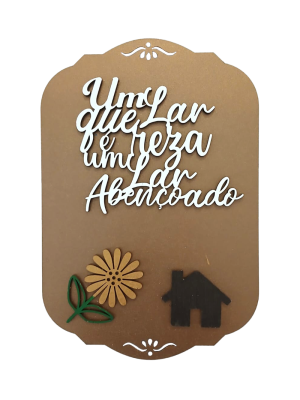 PF-001 - Placa de Fé Um lugar que reza