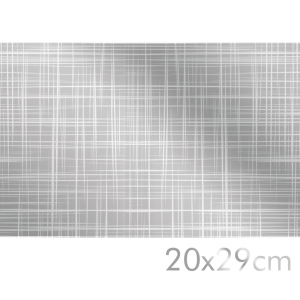 SP-052 - Saco de Presente - 20x29cm - Linho Rústico prata - Metalizado - 50 unidades