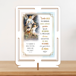 QPR-001 - Quadro Oração Santo Anjo do Senhor QPR-001 - Quadro Oração Santo Anjo do Senhor