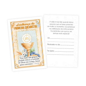 LP-007 - Lembrancinha de Eucaristia  - 100 unidades LP-007 - Lembrancinha de Eucaristia  - 100 unidades