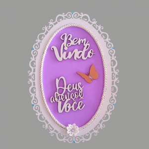 EFP-010 - Enfeite de Parede Bem Vindo