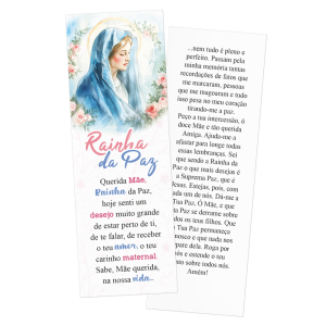 MP-001 - Marca Página - Rainha da Paz - 50 unidades