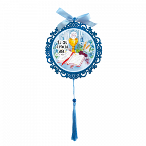 AC-006 - Adorno Carinhoso de Eucaristia Azul