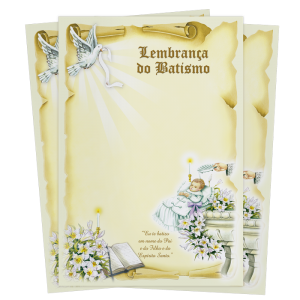 LS-044 - Lembrança de Batismo - Sem texto