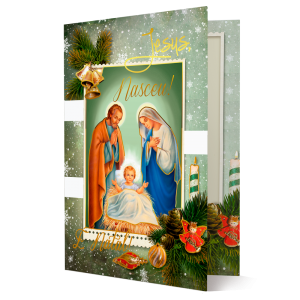 MB-232 - Cartão Jesus nasceu! É Natal!