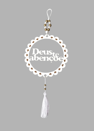 AF-005 - Adorno Frase Deus te Abençoe