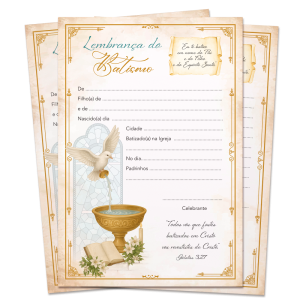 LB-070 - Lembrança de Batismo
