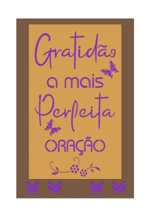QDP-019 - Quadro Decorativo com Frase