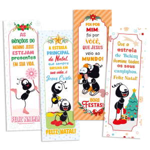 CBKMPN-001 - Kit Marca Página - Smilinguido Natal - 180 unidades CBKMPN-001 - Kit Marca Página - Smilinguido Natal - 180 unidades