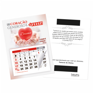 PCL-006 - Calendário Postal c/ refil e imã, para dizimistas