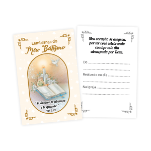 LP-004 - Lembrancinha de Batismo - 100 unidades LP-004 - Lembrancinha de Batismo - 100 unidades
