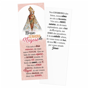 MP-080 - Marca Página - Nossa Senhora de Nazaré - 50 unidades MP-080 - Marca Página - Nossa Senhora de Nazaré - 50 unidades
