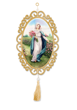 A-002 - Adorno Oval Maria Passa na Frente A-002 - Adorno Oval Maria Passa na Frente