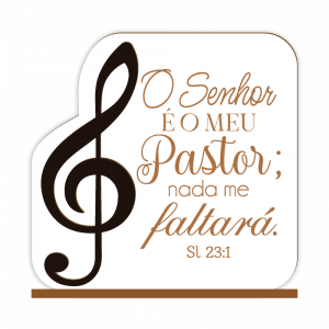 EMR-002 - Enfeite de mesa O Senhor é meu Pastor