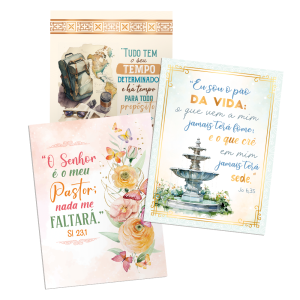 KP-007 - Kit Postal Bíblico - 160 Unidades KP-007 - Kit Postal Bíblico - 160 Unidades