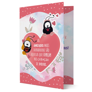 CBPD-007 - Cartão Smilinguido Amizades Duradouras CBPD-007 - Cartão Smilinguido Amizades Duradouras