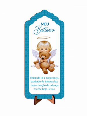 TD-023 - Tag Decorativa em MDF - Batismo