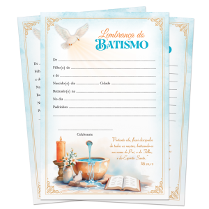 LB-059 - Lembrança de Batismo