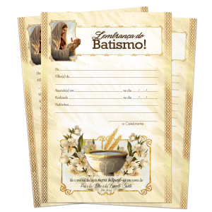 LB-060 - Lembrança de Batismo LB-060 - Lembrança de Batismo