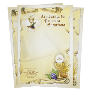 LS-042 - Lembrança de Primeira Eucaristia - Sem texto