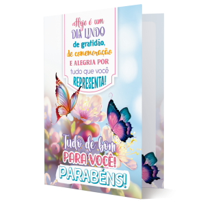 M-058 - Cartão Feliz Aniversário.