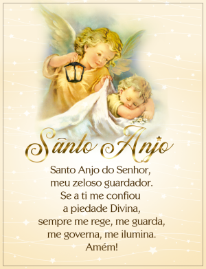 PA4-038 - Pôster Santo Anjo - 10 unidades
