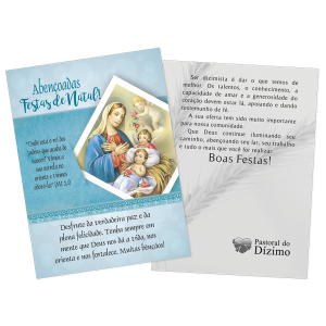 ND-002 - Postal Natal Dizimista - Abençoadas Festas de Natal