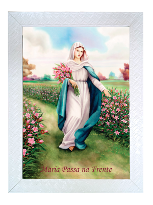 QTG-004 - Quadro de tecido G - Maria passa na frente