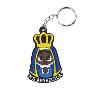 CHE-001 - Chaveiro Emborrachado Nossa Senhora Aparecida