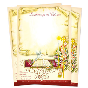 LS-029 - Lembrança de Crisma - Sem texto