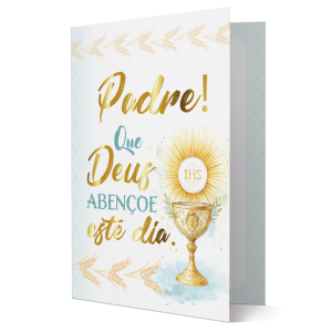M-267 - Cartão para Padre M-267 - Cartão para Padre