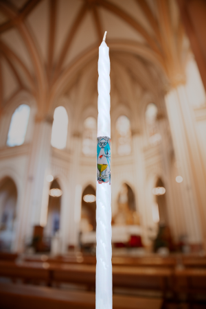 V-103 - Velas Torneadas Batismo - 01 unidade