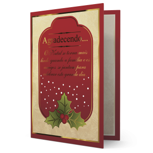 MB-058 - Cartão Agradecendo - Obrigado pelos bons sentimentos - Com aplique