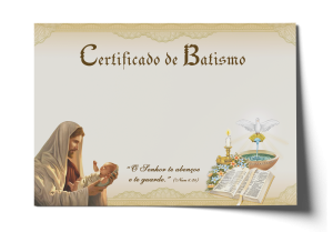 Certificado de Batismo - CEP-034A