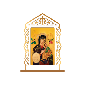 OM-007 - Oratório de mesa Nossa Senhora do Perpétuo Socorro OM-007 - Oratório de mesa Nossa Senhora do Perpétuo Socorro