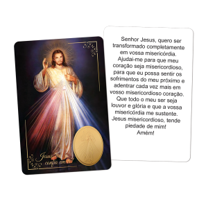 SH-009 - Santinho Hotstamp Jesus Misericordioso SH-009 - Santinho Hotstamp Jesus Misericordioso