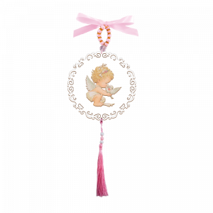AA-002 - Adorno de Anjo Rosa