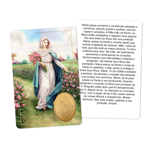 SH-001 - Santinho Hotstamp Maria Passa na Frente SH-001 - Santinho Hotstamp Maria Passa na Frente