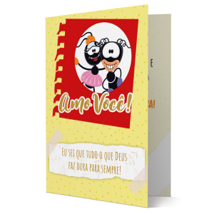 CBPD-001 - Cartão Smilinguido Amo Você CBPD-001 - Cartão Smilinguido Amo Você