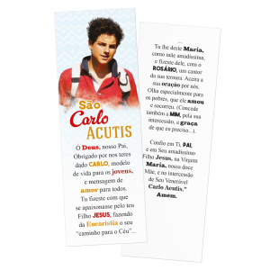 MP-108 - Marca Página - São Carlo Acutis MP-108 - Marca Página - São Carlo Acutis