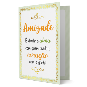 PD-036 - Cartão de Amizade