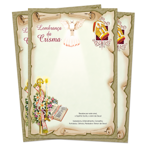 LS-049 - Lembrança de Crisma - Sem texto