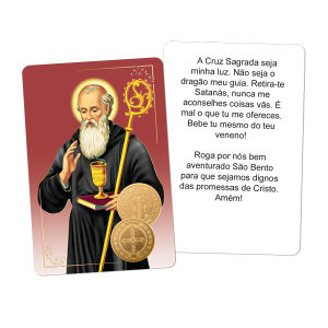 SH-003 - Santinho Hotstamp São Bento