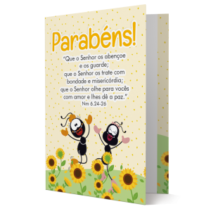 CBPD-016 - Cartão Smilinguido Parabéns CBPD-016 - Cartão Smilinguido Parabéns