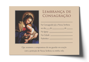 Lembrança de Consagração - CEP-037A