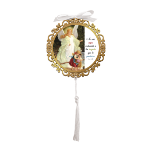 AC-011 - Adorno Carinhoso de Anjo Dourado