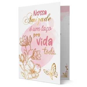 M-063 - Cartão de Amizade M-063 - Cartão de Amizade